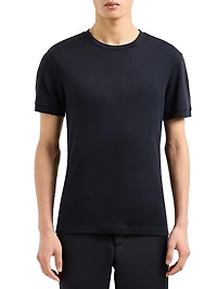Cashmere Jersey Short-Sleeve T-Shirt