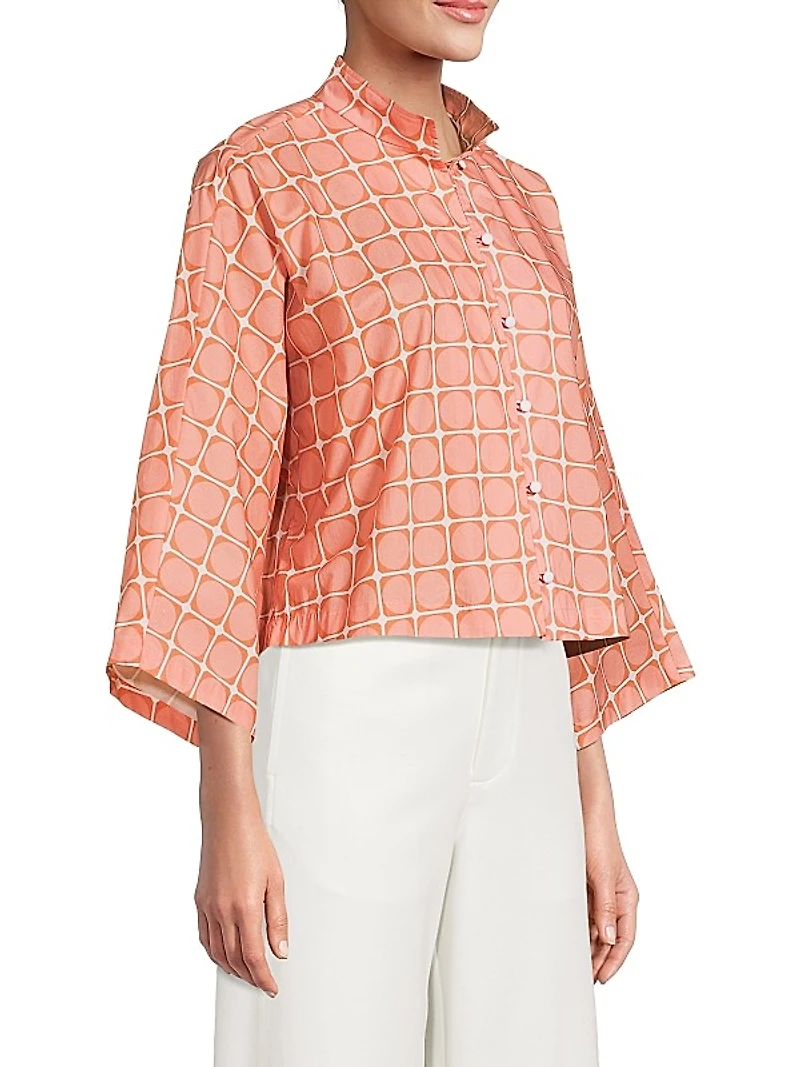 Circular Print Everyday Shirt