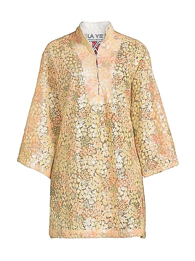 Cluster Sequin Mini Caftan