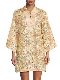 Cluster Sequin Mini Caftan