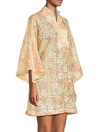 Cluster Sequin Mini Caftan