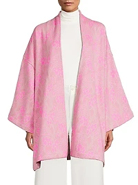Floral Jacquard Mini Duster