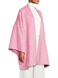Floral Jacquard Mini Duster