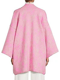 Floral Jacquard Mini Duster