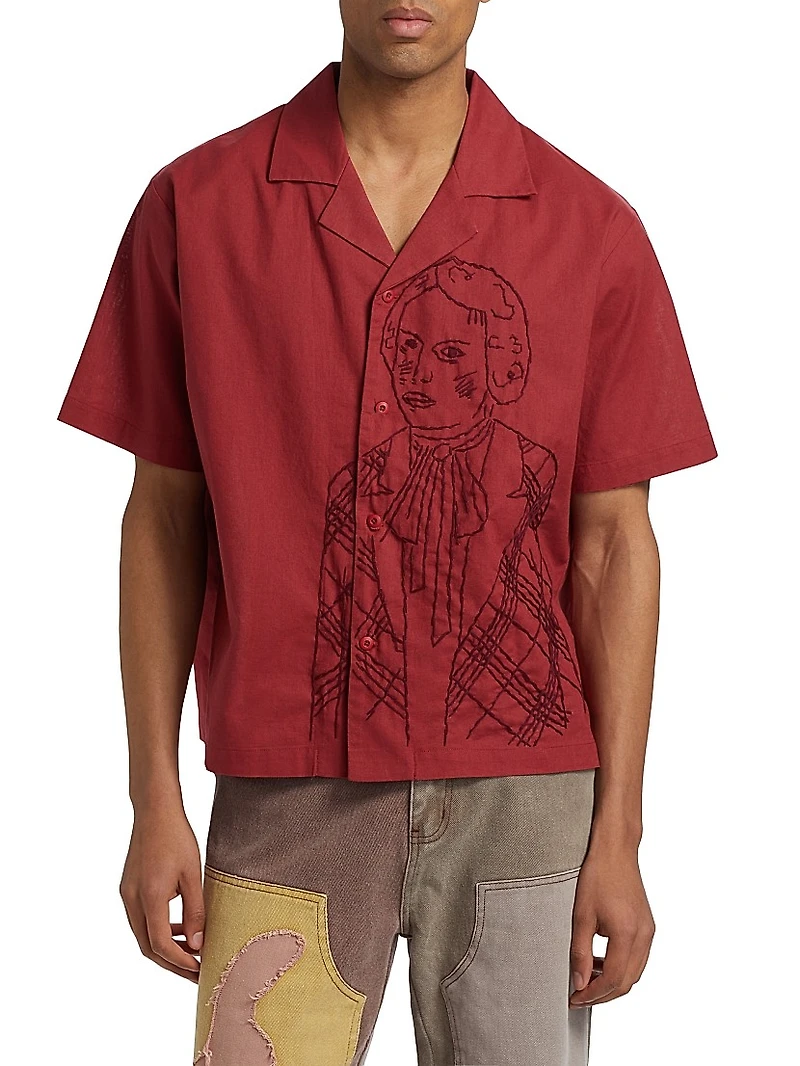 Hand-Stitched Woman Shirt