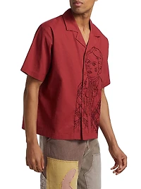 Hand-Stitched Woman Shirt