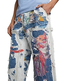 Stitched Double Knee Pants