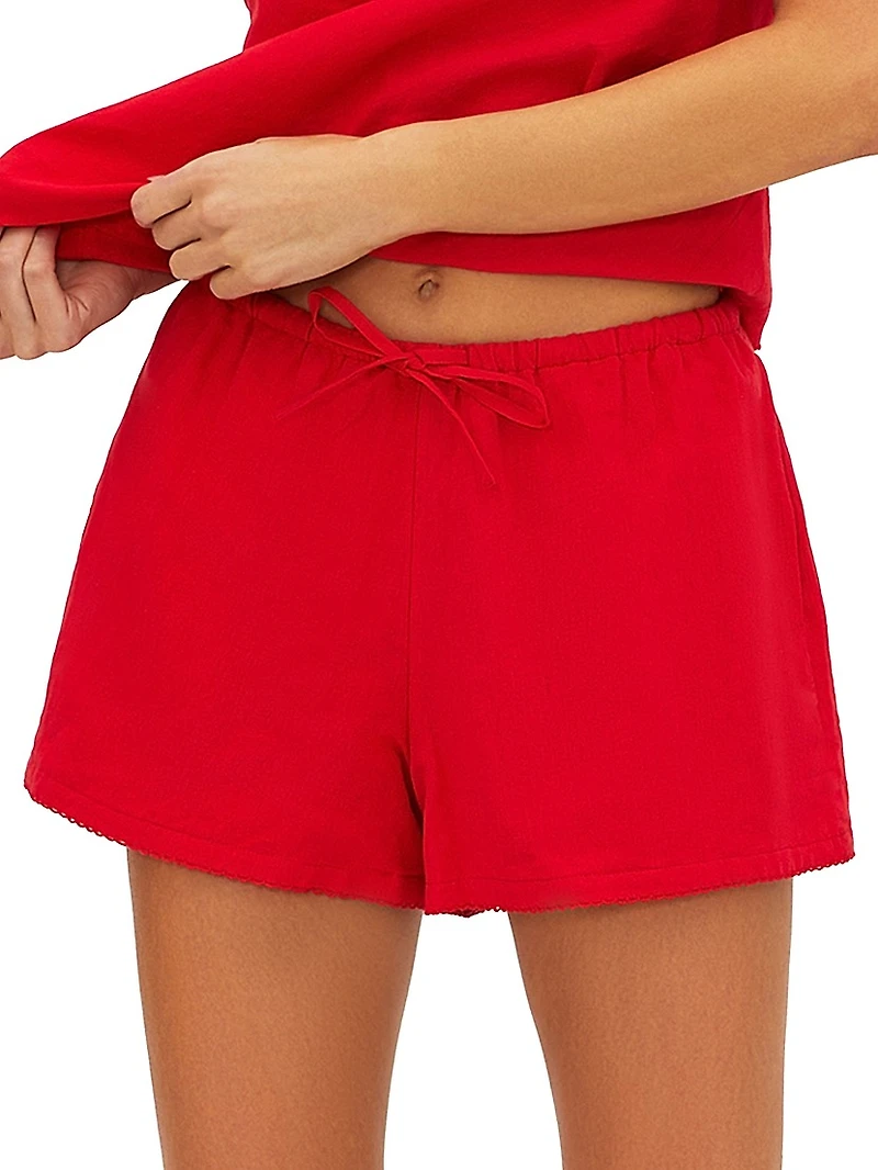 Birkley Cotton-Linen Shorts