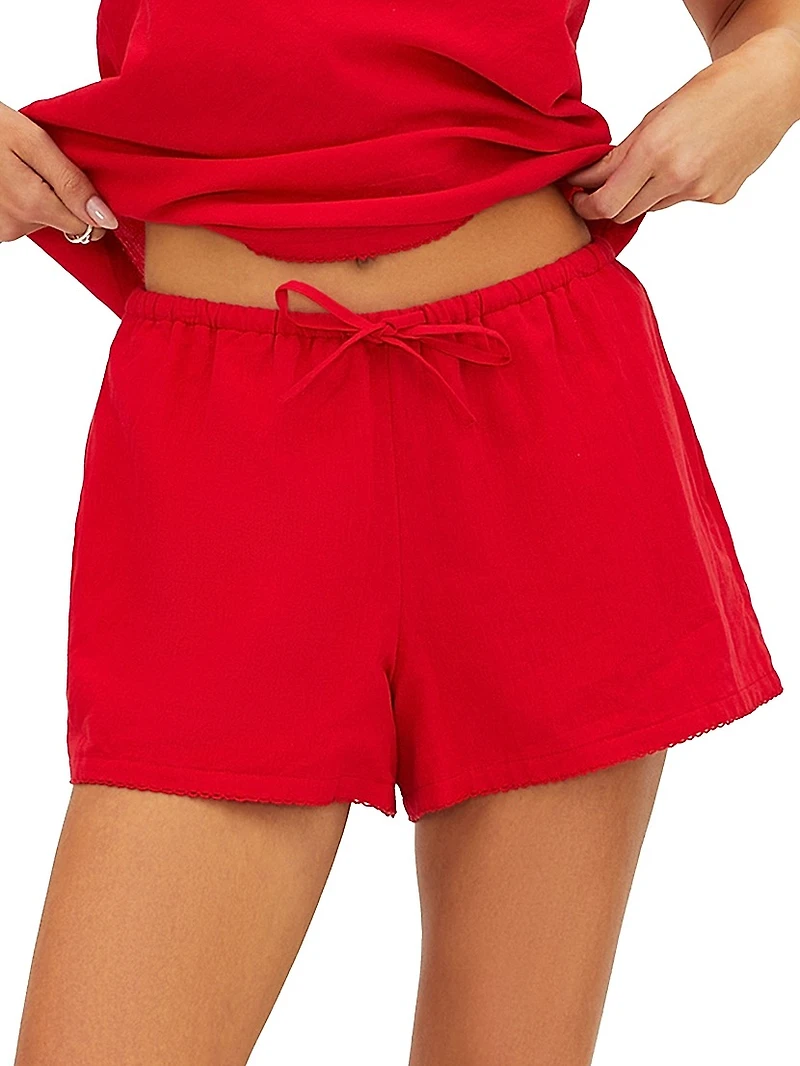 Birkley Cotton-Linen Shorts