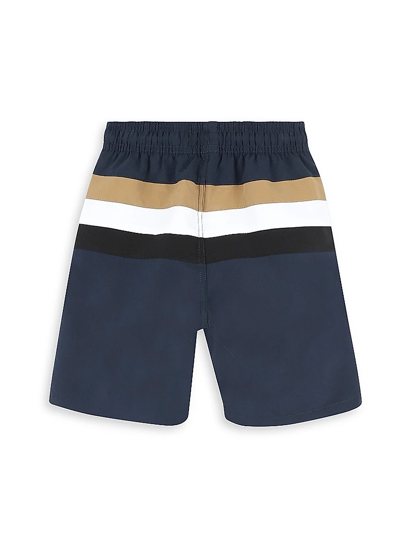 Little Boy's & Striped Swim Shorts