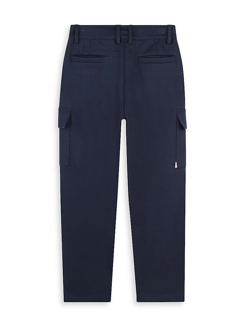 Little Boy's & Straight-Leg Cargo Trousers