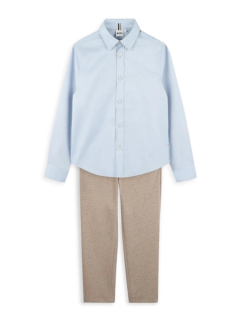 Little Boy's & Oxford Button-Up Shirt