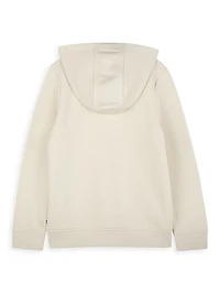 Little Boy's & Logo Zip-Up Hoodie
