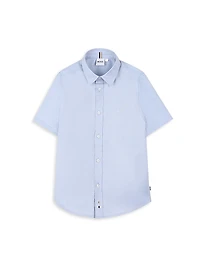 Little Boy's & Oxford Short-Sleeve Shirt