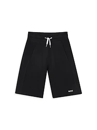 Little Boy's & Logo Jogger Shorts