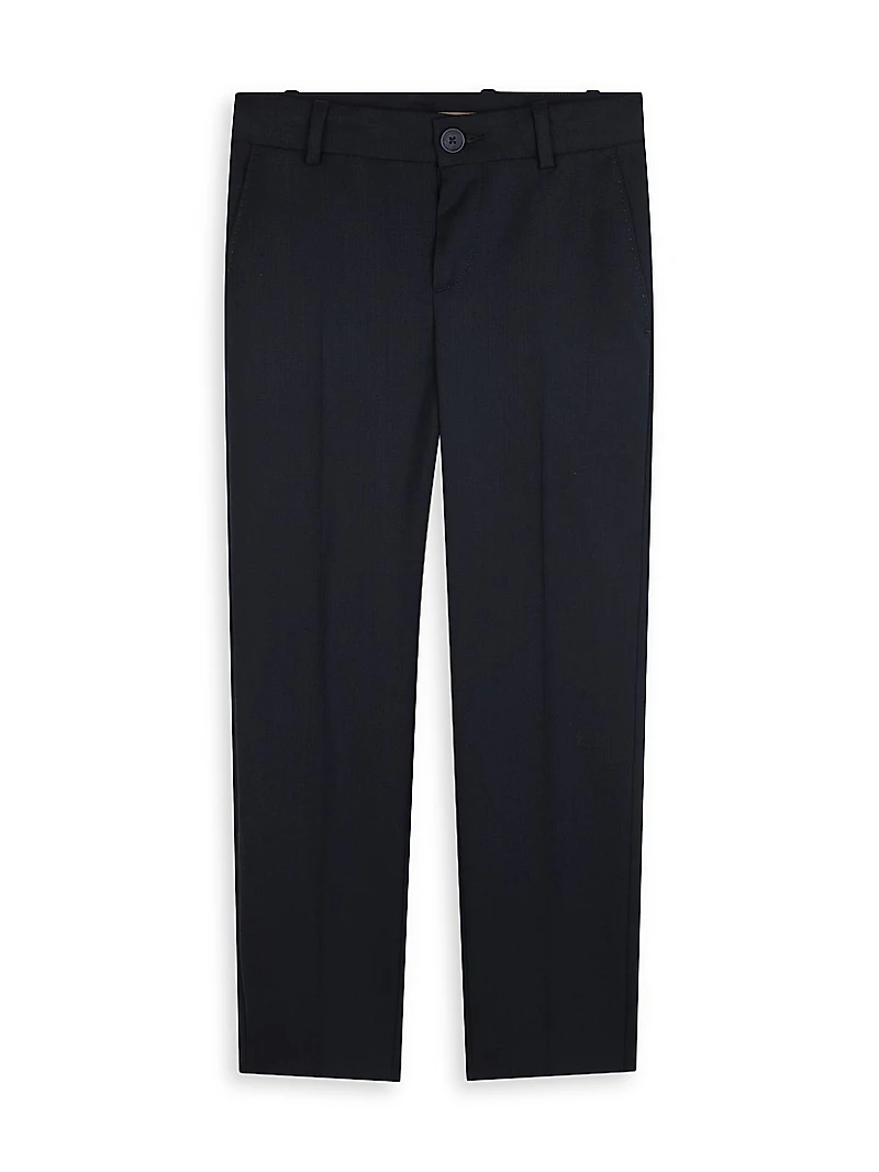 Little Boy's & Ceremony Slim-Fit Trousers
