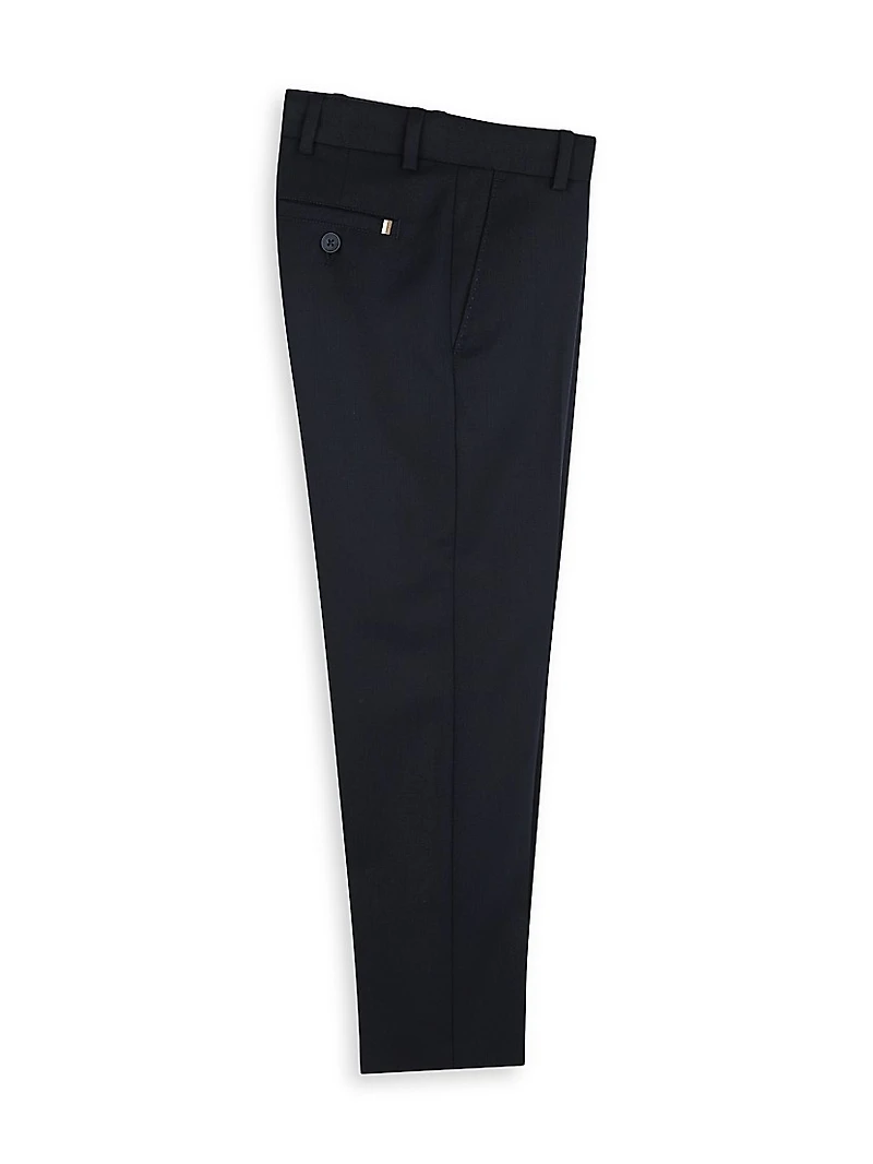 Little Boy's & Ceremony Slim-Fit Trousers