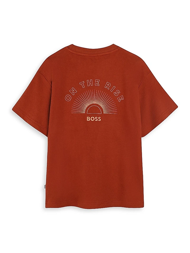 Little Boy's & Logo Pocket T-Shirt
