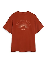 Little Boy's & Logo Pocket T-Shirt