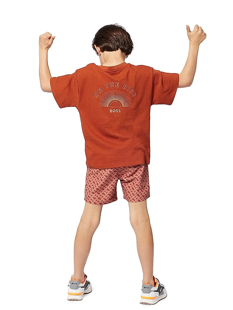 Little Boy's & Logo Pocket T-Shirt