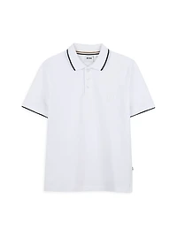 Little Boy's & Logo Polo Shirt