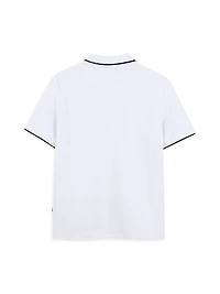 Little Boy's & Logo Polo Shirt