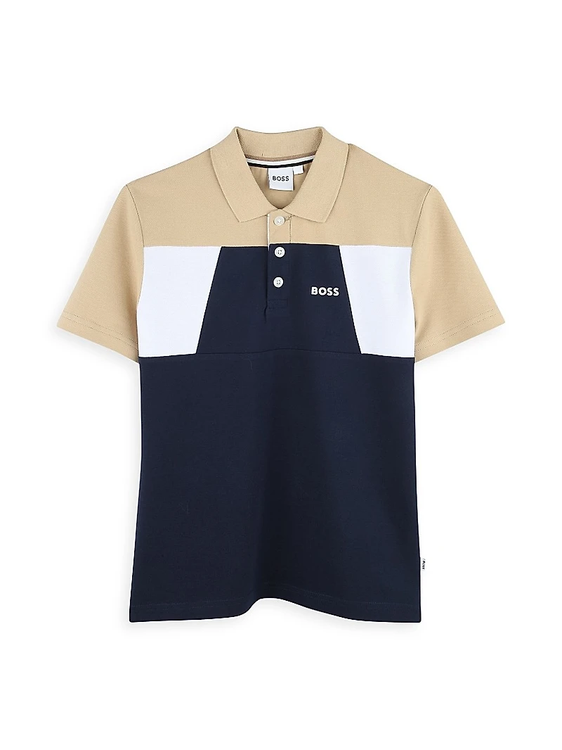 Little Boy's & Colorblock Polo Shirt