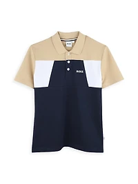 Little Boy's & Colorblock Polo Shirt