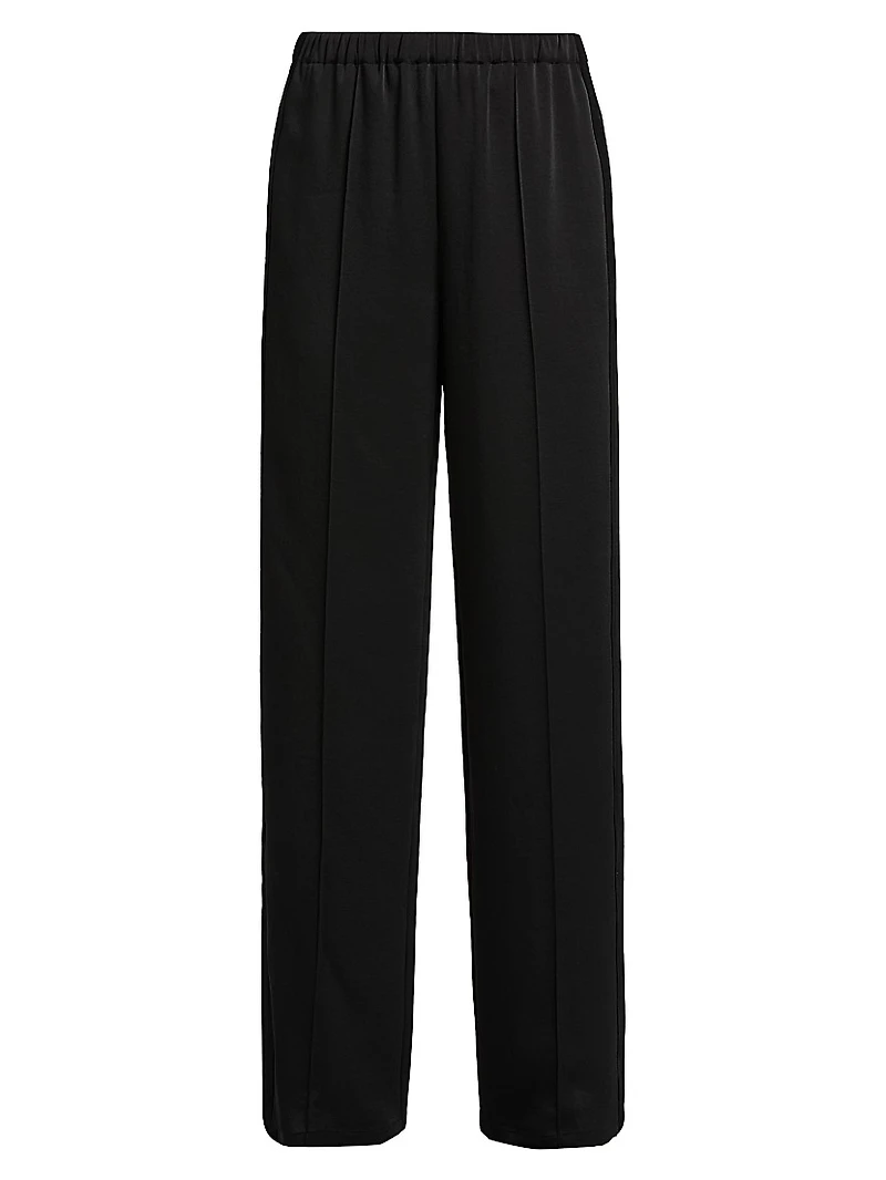 Tuxedo Stripe Mid-Rise Trousers