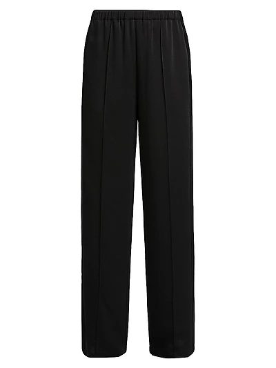 Tuxedo Stripe Mid-Rise Trousers