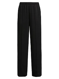 Tuxedo Stripe Mid-Rise Trousers