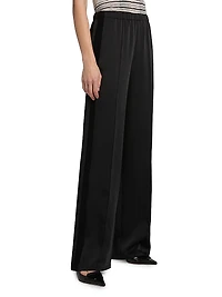 Tuxedo Stripe Mid-Rise Trousers