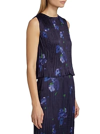 Poppy Blur Crushed Shell Top