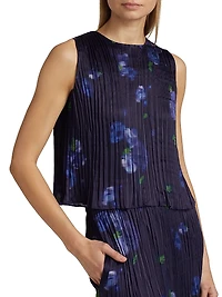 Poppy Blur Crushed Shell Top