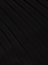 Pleated A-Line Crewneck Top