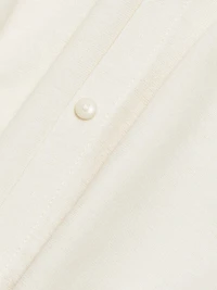 Cotton Long-Sleeve Cardigan