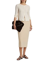 Cotton Long-Sleeve Cardigan