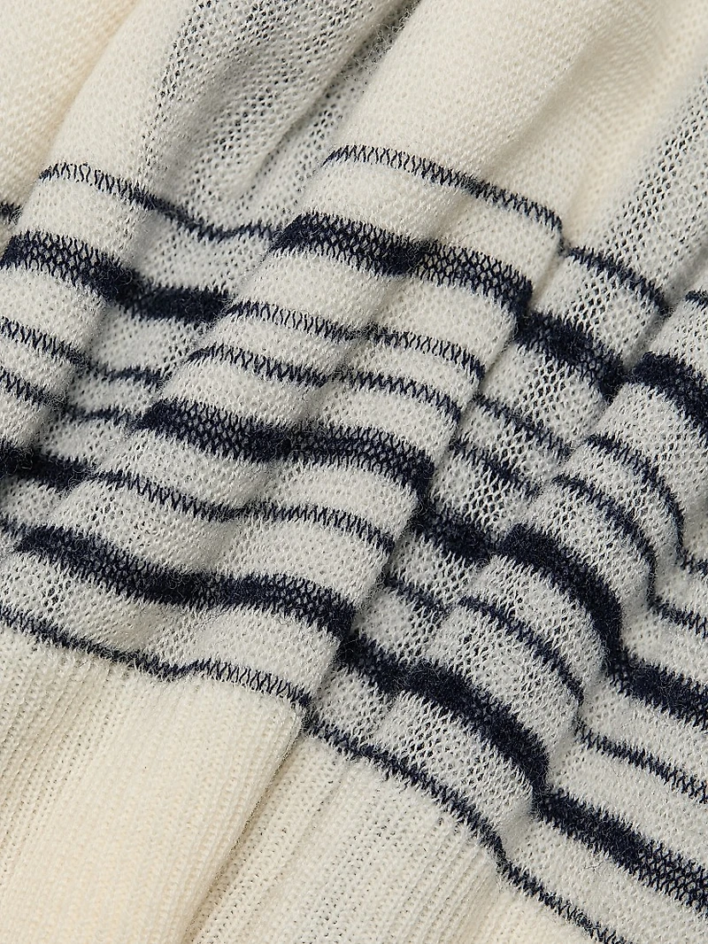 Plaid V-Neck Wool Vest