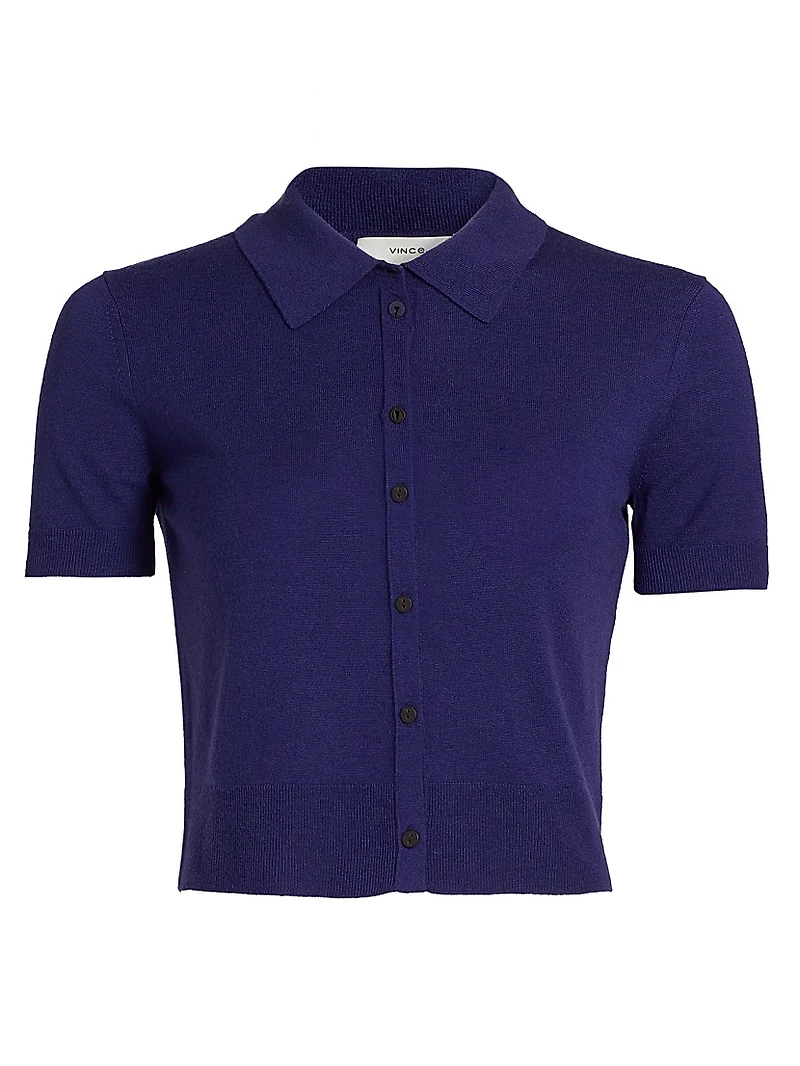 Boxy Button-Front Shirt