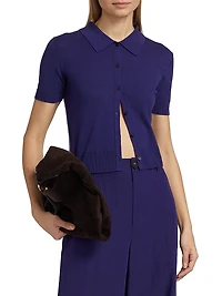 Boxy Button-Front Shirt