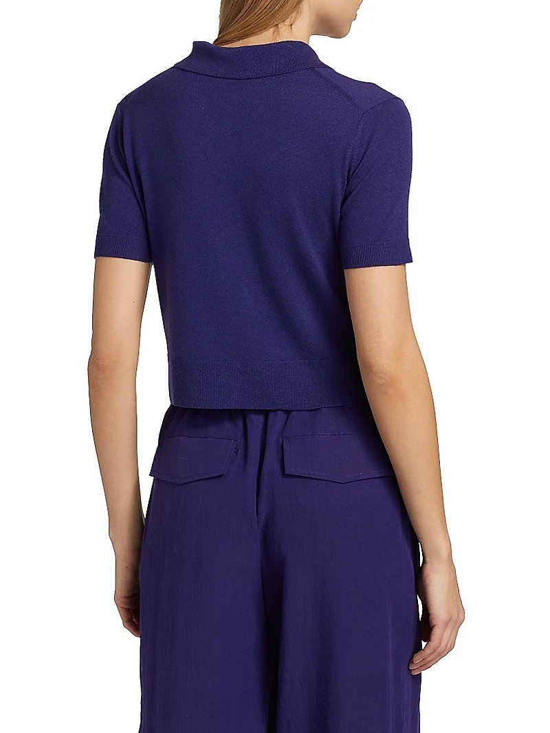 Boxy Button-Front Shirt