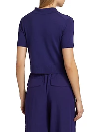 Boxy Button-Front Shirt