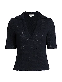 Embellished Polo Shirt