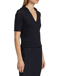 Embellished Polo Shirt