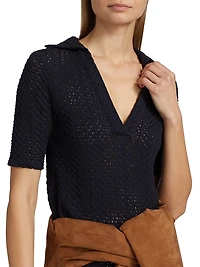 Embellished Polo Shirt