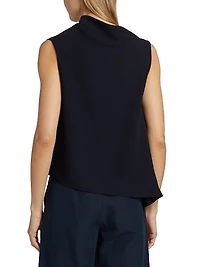 Draped Asymmetric A-Line Top