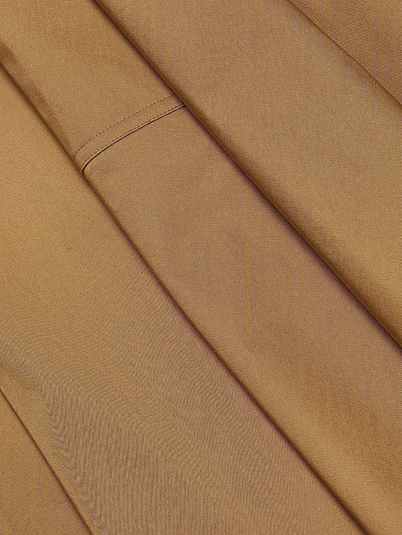 Pocket Full Cotton Midi-Skirt