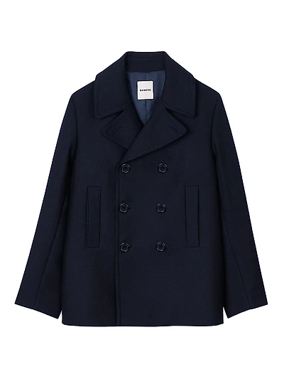 Wool Blend Peacoat