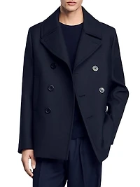 Wool Blend Peacoat