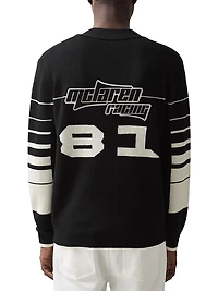 Reiss x McLaren F1 Team Racing Embroidered Cardigan